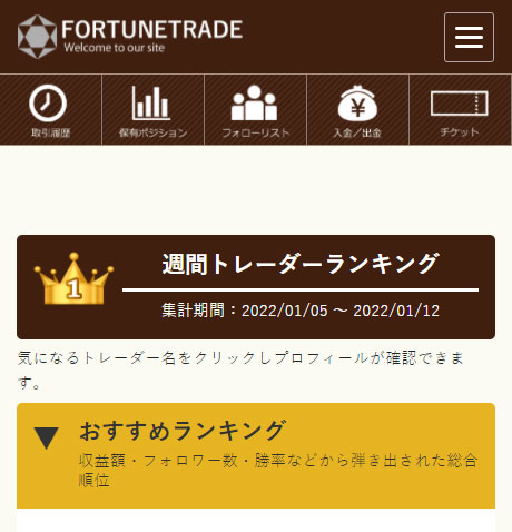 イメージ:ログイン後最初のホームページを表示1